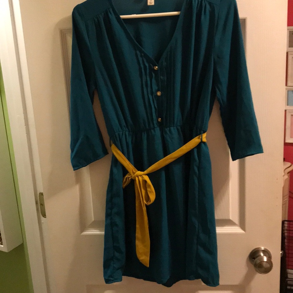 Teal Dress